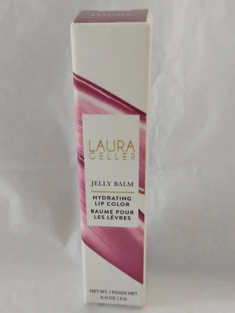 Laura Geller Jelly Balm Hydrating Lip Color- Shade 'Jammin' -NWT-Full Size